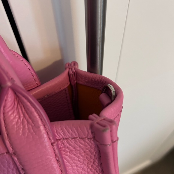 Marc Jacobs Vibrant Pink mini Tote Bag - Picture 6 of 15